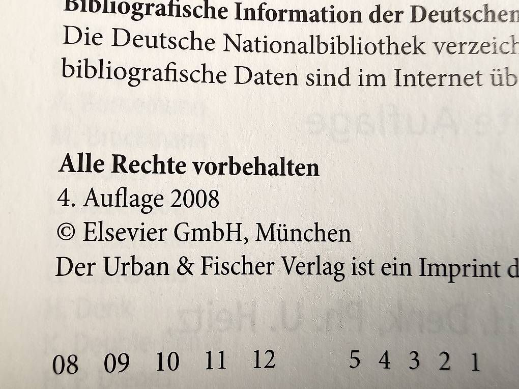 Libri: Pathologie 4. Auflage 2008 Böcker, Elsevier Verlag – Usato da Arlesheim venduto da Aurelius.i 4