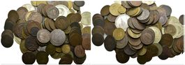 Russland Lot Kupfermünzen