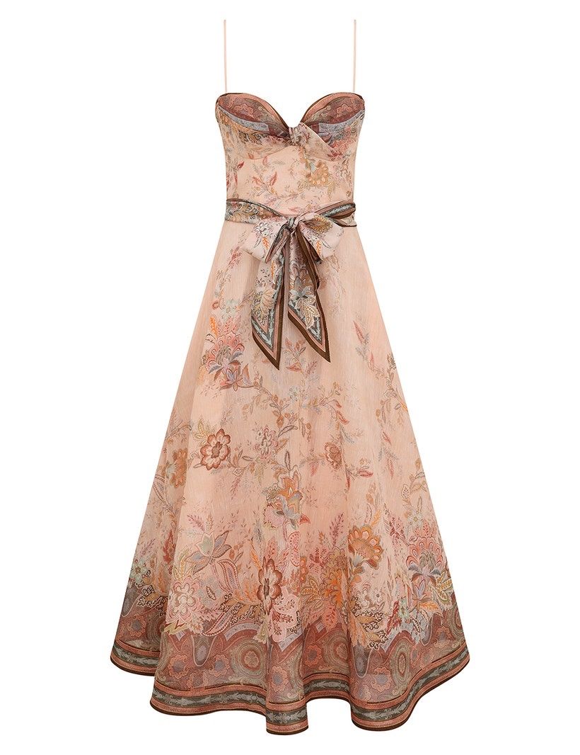 Robes: Silk Linen Blend  Midi Dress – Neuf (Voir description) à St.Josefen par lop_lh8d 1