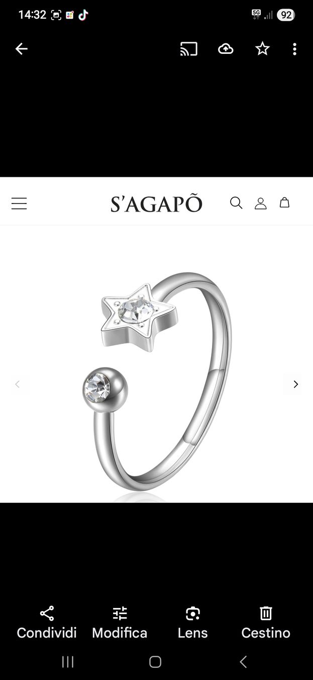 Anelli: original Sagapò ring sthal – Usato da bellinzona venduto da zeus6535