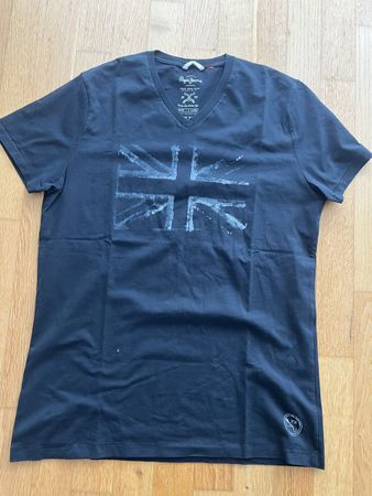 T-Shirt Pepe Jeans Union Jack Dunkelblau Grösse XL
