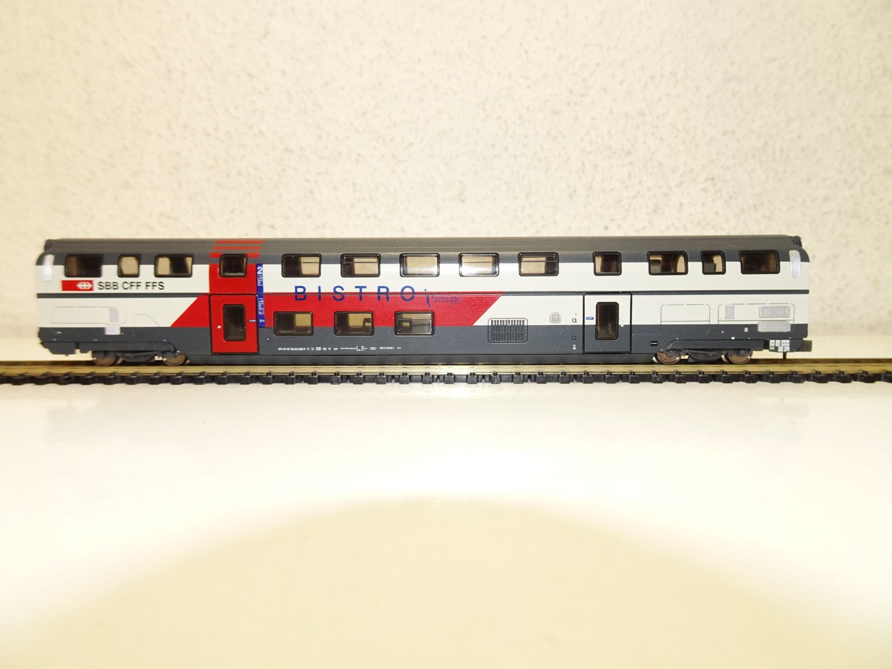 Hobbytrain Personenwagen SBB Bistro Dosto Spur N 25105 (G1) (Neu ...