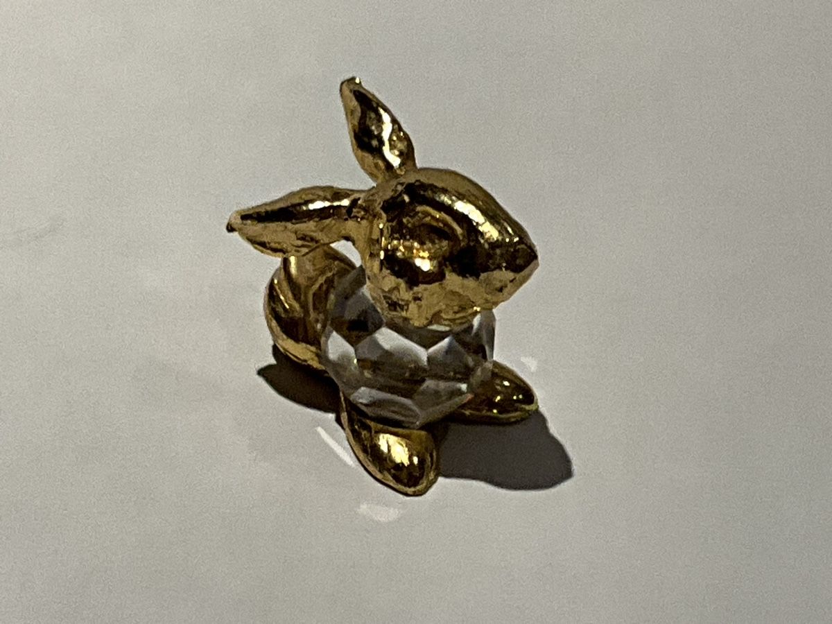 Statuette: Kristall Hase Gold – Nuovo (secondo la descrizione) da Oberglatt ZH venduto da Multimix