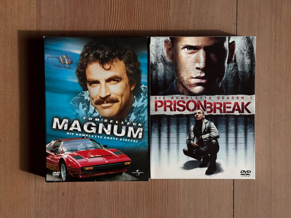 Magnum S1 + Prison Break S1 – DVD-Serienboxen – komplett (Gebraucht) in ...