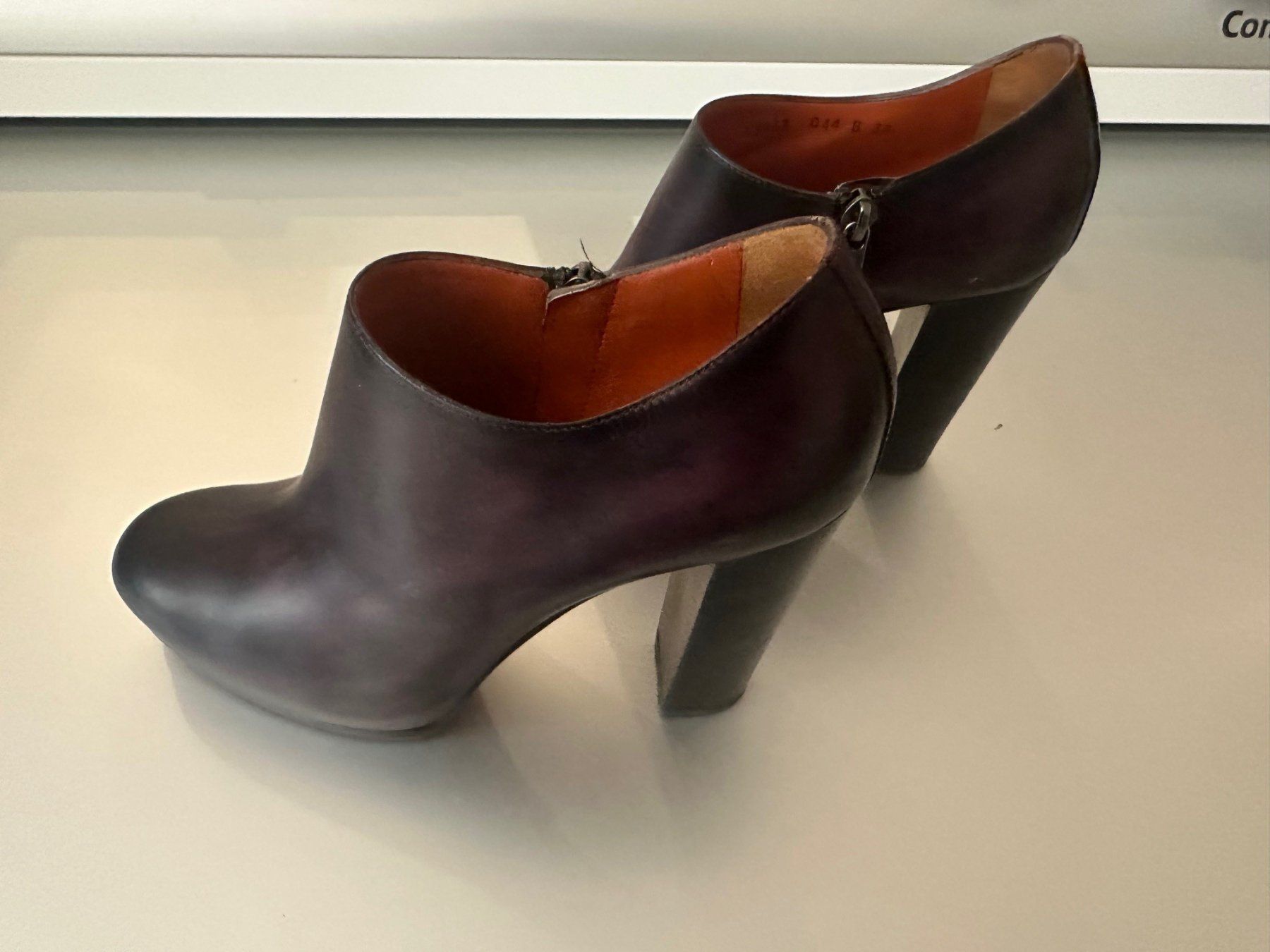 Santoni Scarpe da donna: Original Santoni Stiefeletten, lila, Gr. 38 – Nuovo (secondo la descrizione) da Watt venduto da MilaKimba 4