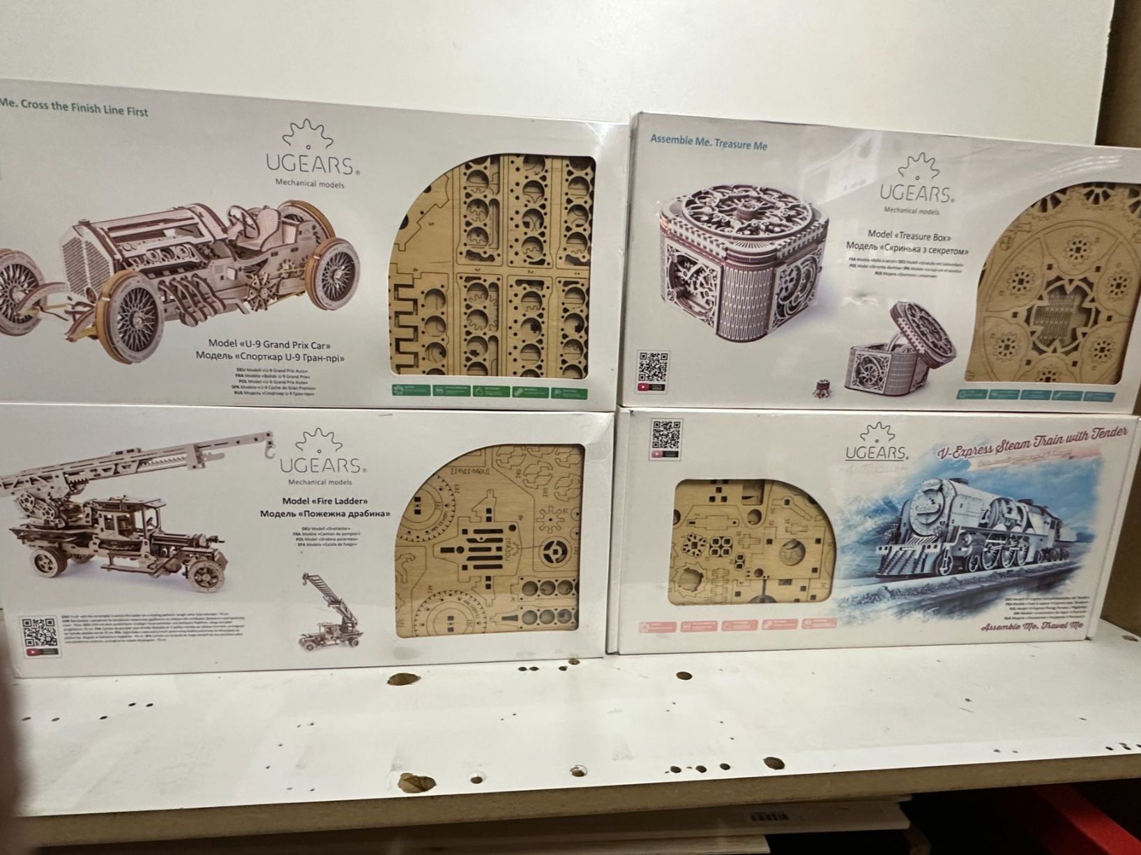 Ugears Puzzle: Ugears 4 Steckpuzzel – Nuovo e nell'imballaggio originale da Dagmersellen venduto da FBM-Bacheli