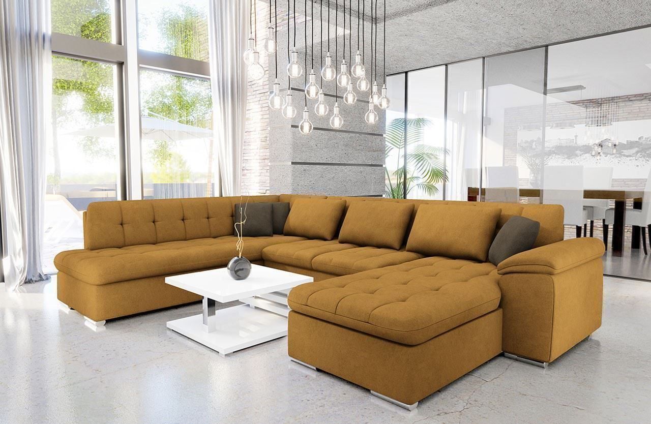 Sofas: Wohnlandschaft Rechts Sofa mit Bettkasten + Schlaffunktion – Neu und originalverpackt aus Wallenwil von toesstal-vertrieb 3