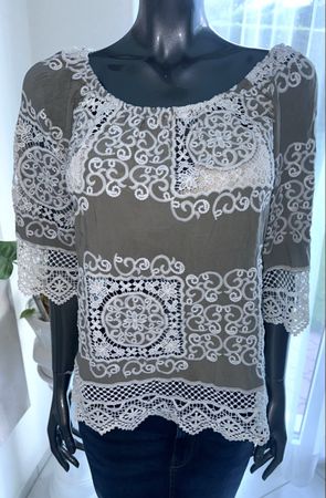 JEFF GALLANO PARIS BLUSE GR. XS (1) neuwertig