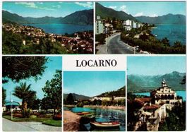 Locarno - 5 Bild AK