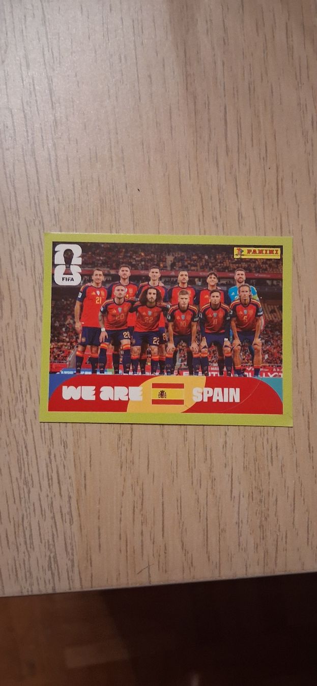 Panini Carte collezionabili: WM- Panini 2026 Sticker Team Spanien – Usato da Zürich venduto da Pryter