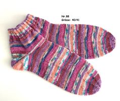 Sneaker - Socken handgestrickt  Gr.40/41  Nr.88