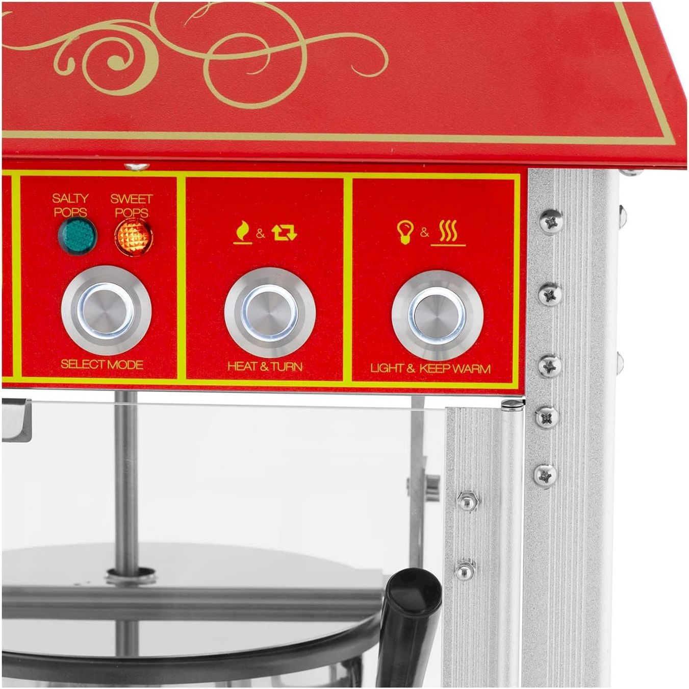 Küchengeräte: Popcornmaschine mit Wagen 1600W rot – Neu und originalverpackt aus Bottighofen von zaap 1