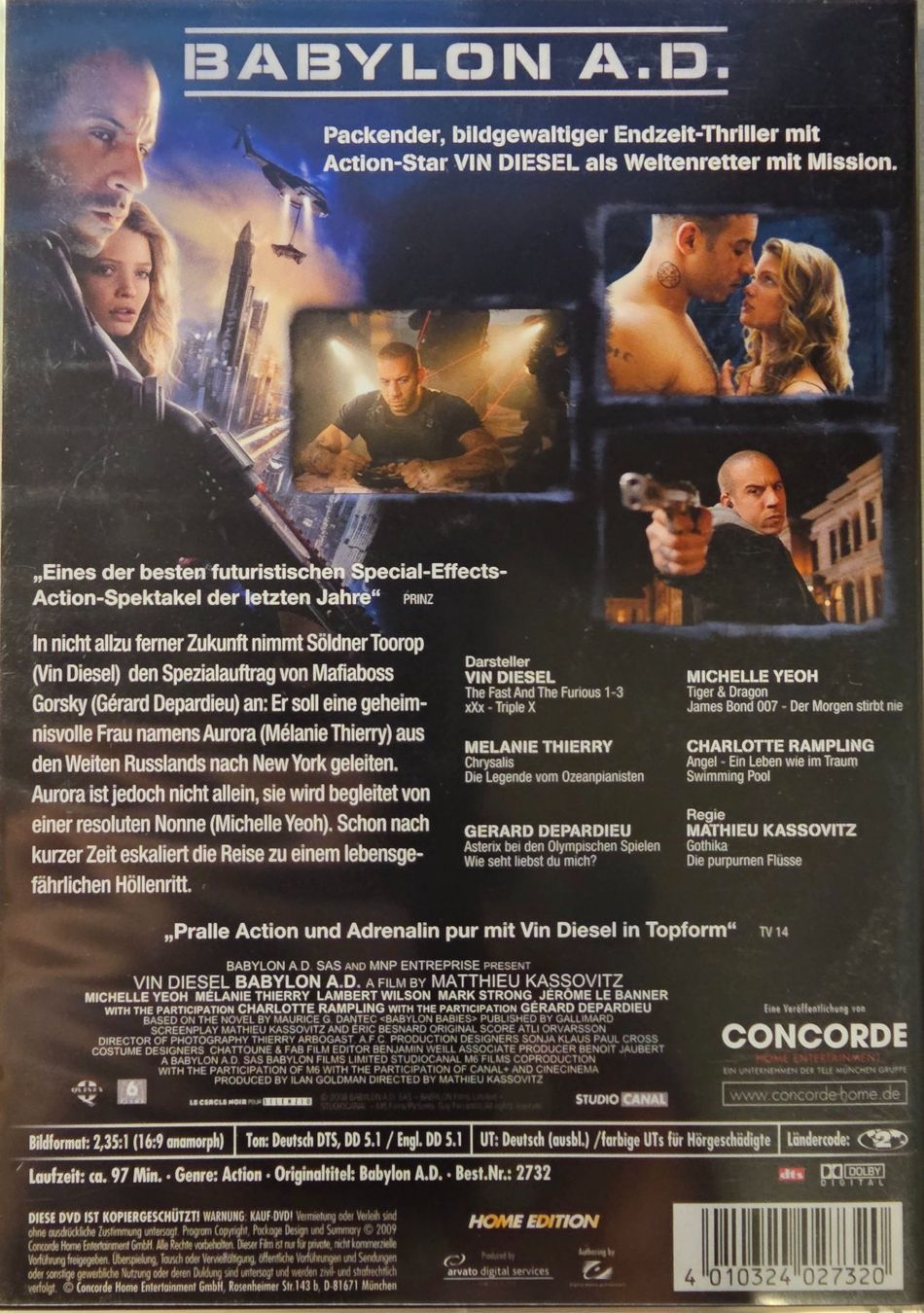 Tutti i DVDs: Babylon A.D. – Usato da Wahlen b. Laufen venduto da Cg10 1