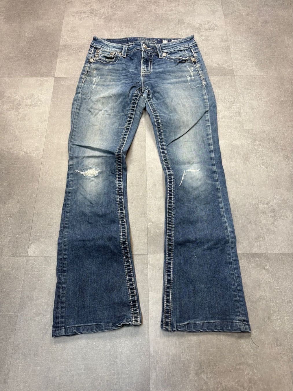 Jeans: Miss Me Bootcut Flared Jeans - Grösse S/27 – Usato da Werdenberg venduto da hase.vintage 2