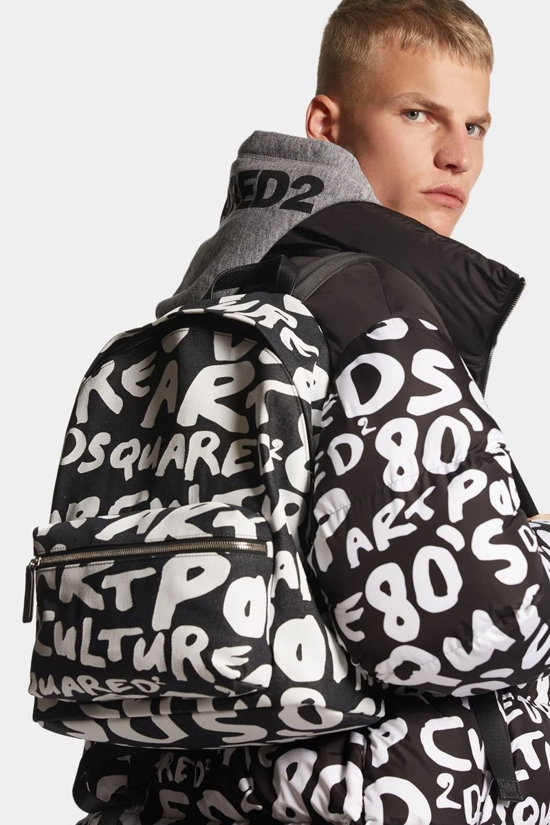 Dsquared2 Zaini: Neuer & originaler Dsquared2 80's Pop Rucksack Backpack – Nuovo e nell'imballaggio originale da Basel venduto da trend_shop_schweiz 6