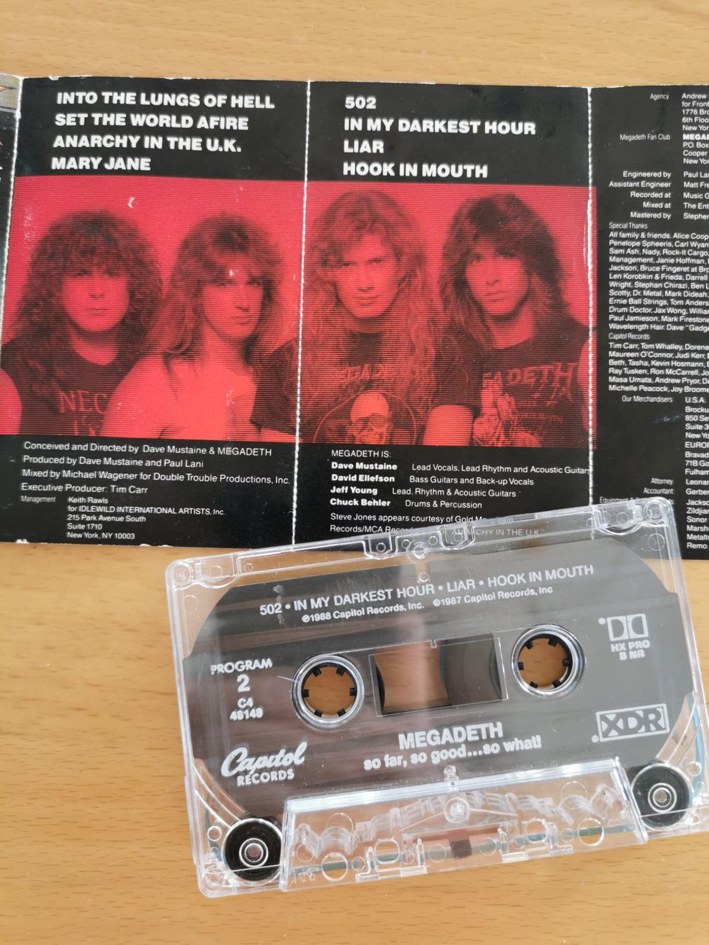 Musicassette: Megadeth - So far, so good... so what! MC Kassette – Usato da St.Gallen venduto da Tamal0204 2