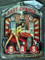 Last chance pin up tankstelle benzin hot rod