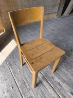 Vintage Beizenstuhl Holz Buche