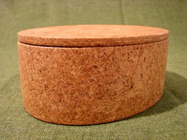 Contenitori & Simili: Kork Dose Schmuck Box Case Schatulle Deckel oval MAXI B) – Nuovo (secondo la descrizione) da Wil ZH venduto da Arbolero 3