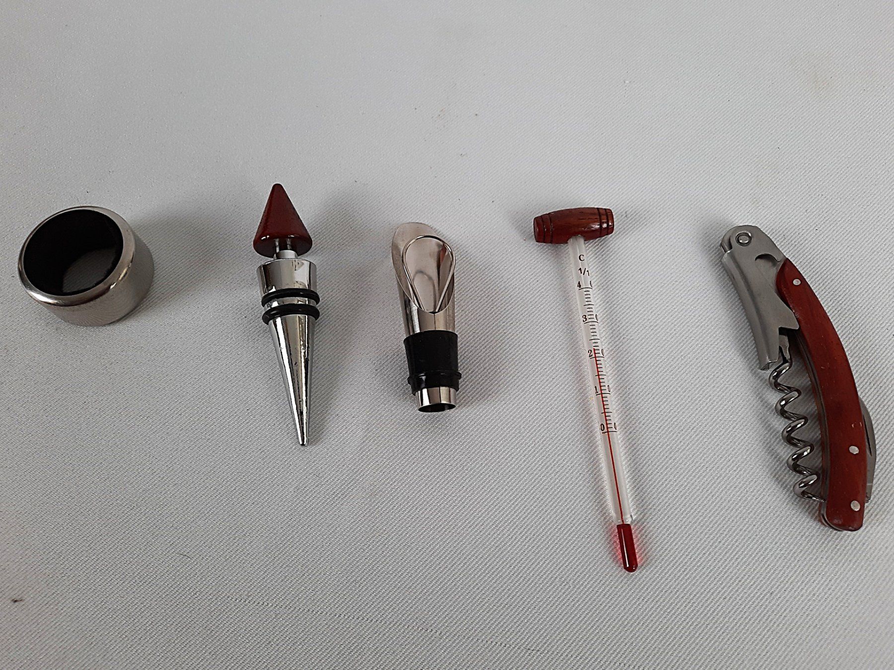 Flaschenöffner & -verschlüsse: 6-teiliges Wein-Sommelier-Set – Gebraucht aus Beinwil am See von Restwert_Beinwil 3