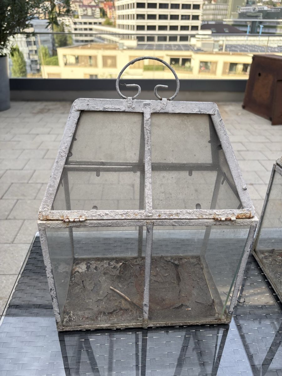 Laternen: 4 Laternen / Windlichter / Glas / shabby shic – Gebraucht aus Zürich von seb_8rsb 5