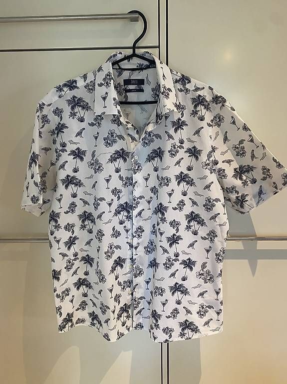 Camicie: Jakes Collection Herren Kurzarmhemd Weiß Gr. M – Usato da Rorschach venduto da Lauraq12