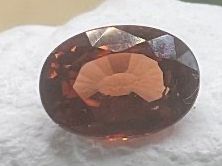 Zirkon oval facettiert, Tanzania