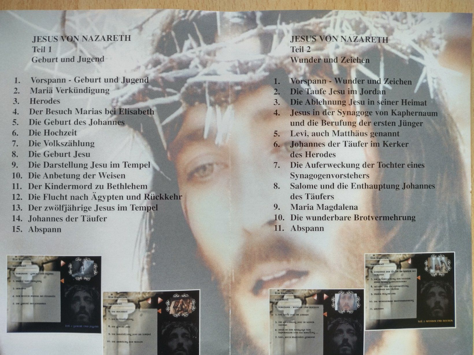 Tutti i DVDs: Jesus von Nazareth / 2 DVD's – Usato da Jona venduto da Argus36 3