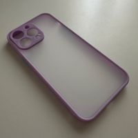 Schutzhülle Cover Case in Lila Transp. für iPhone 15 Pro Max