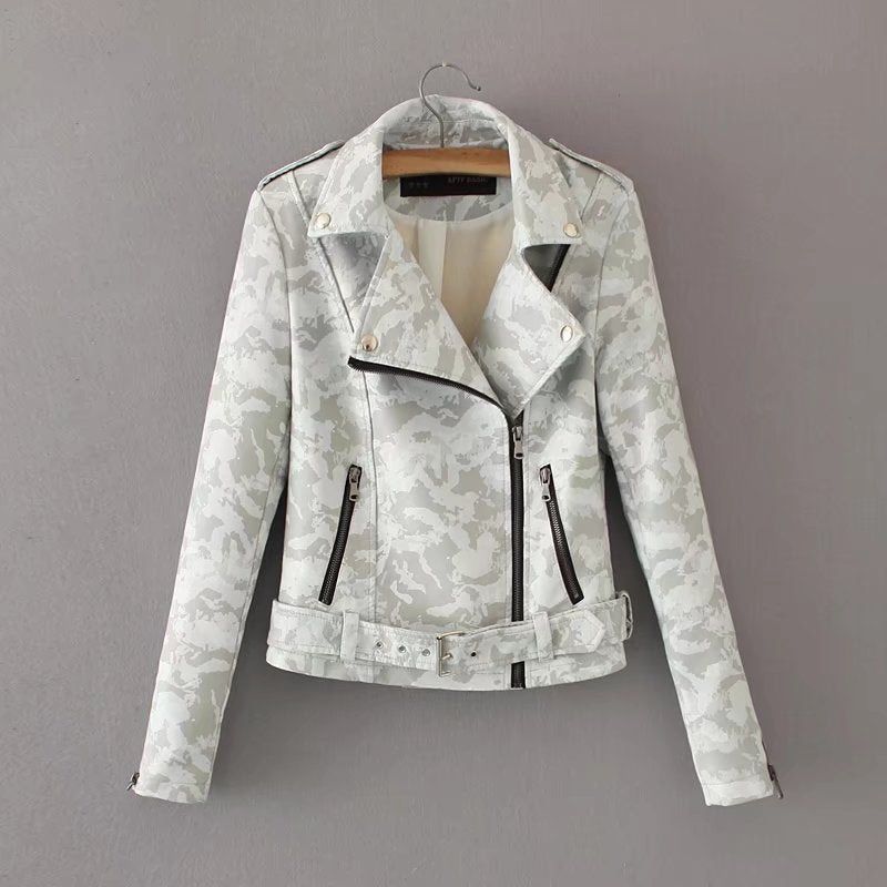 Giacche: Stylische Camouflage Kunst-Lederjacke Gr. S – Nuovo (secondo la descrizione) da Bassersdorf venduto da Sandy456