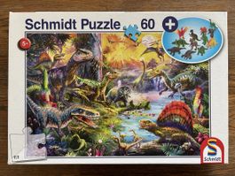 Schmidt Puzzle Dinosaurier 60 Teile (ohne Spieltierli!)