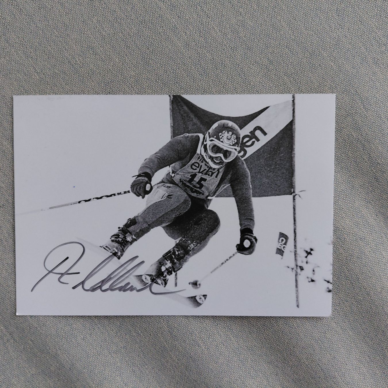 Autographes: Autogramm Roland Collombin – D'occasion à Schmerikon par Olympia04