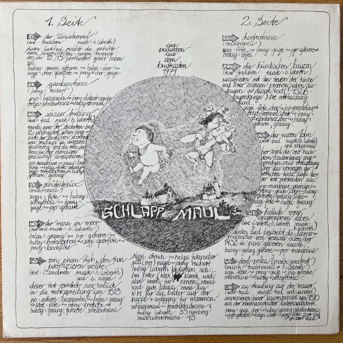 Vinyles: Schlappmaul - Same / 1. D-Press. 1978 - TOP – D'occasion à Gais par soundcave57 1