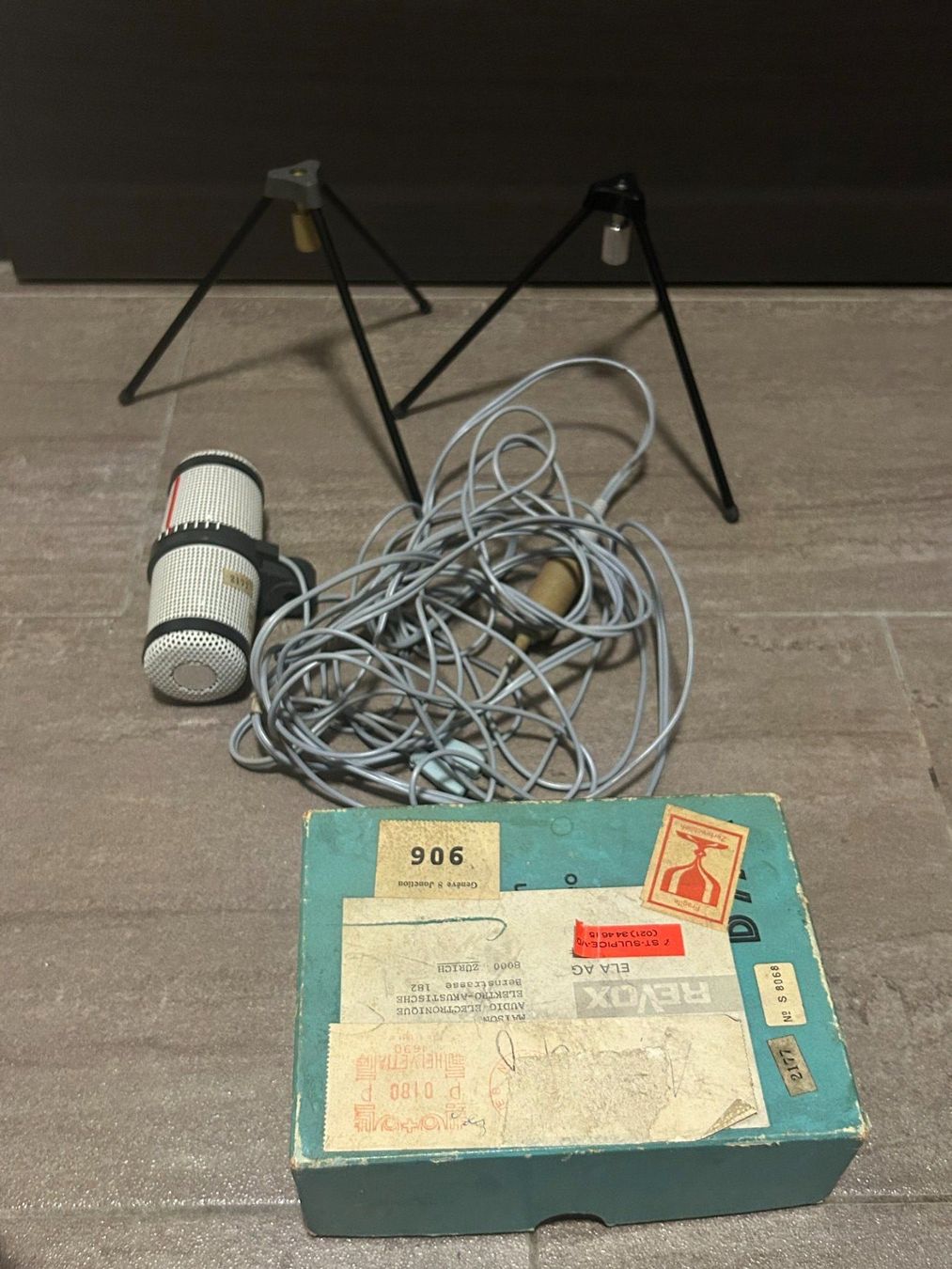 Microfoni: Saba D-77 A Stereo Dynamic Microphone vintage – Usato da Lausanne venduto da Weber1007 3
