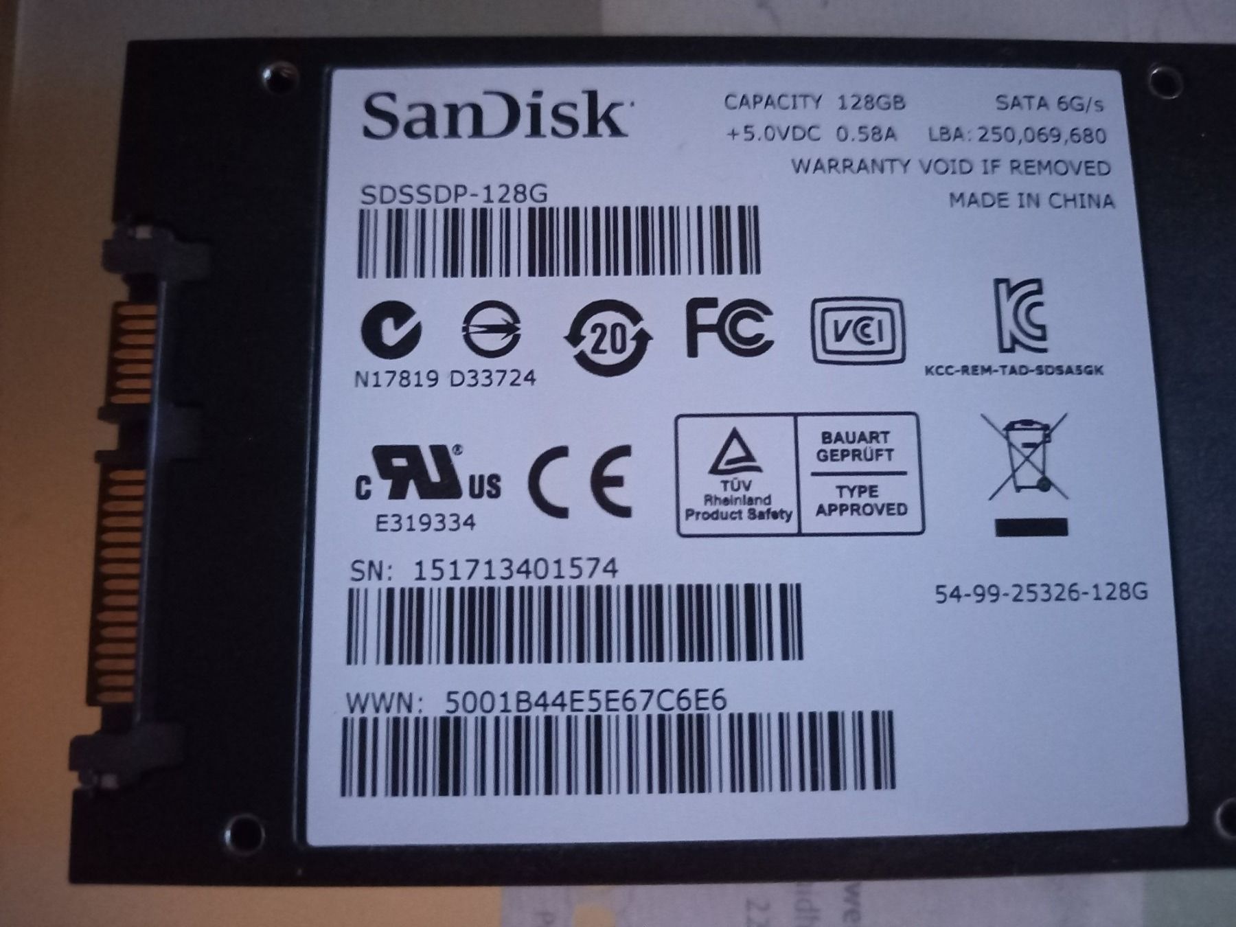 Sandisk Dischi rigidi: Speicherplatte Harddisk SanDisk – Usato da Au SG venduto da Dhana03