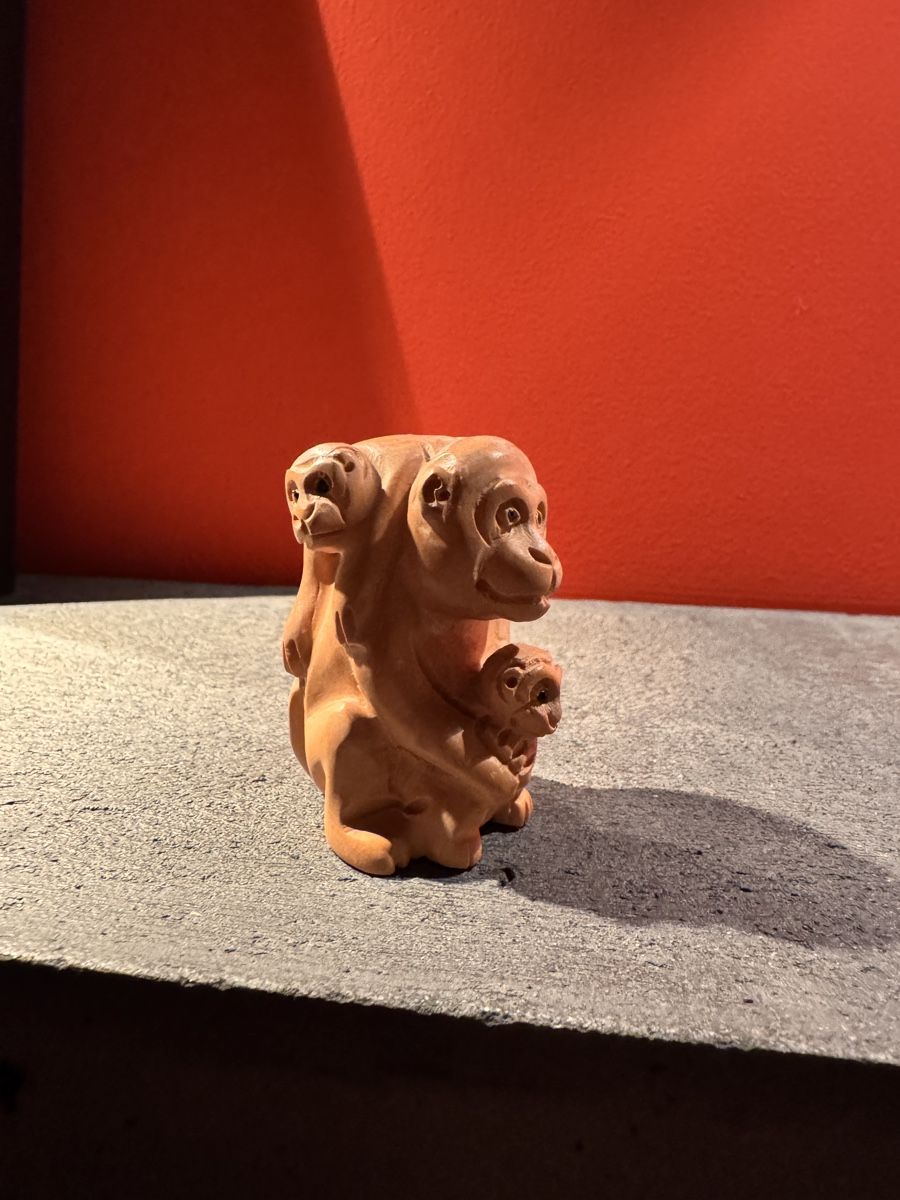 Statuette: Okimono Netsuke Holz Affen – Usato da Gipf-Oberfrick venduto da Iberico 4