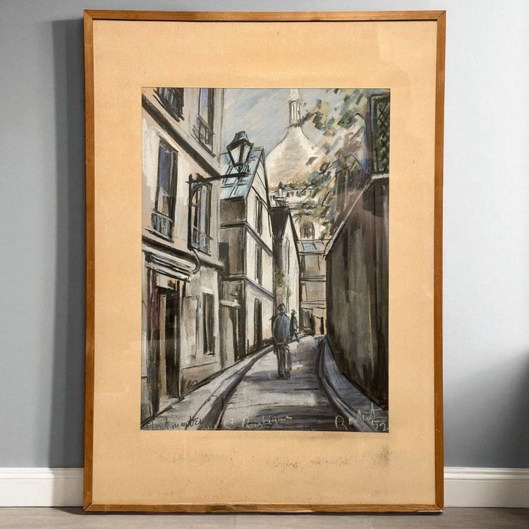 Willy James ROCHAT (1920-2004) Rue Saint-Rustique, Paris (D'occasion) à ...
