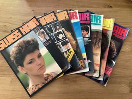 8 Swiss Hair Magazine, Frisuren der 80er Jahre