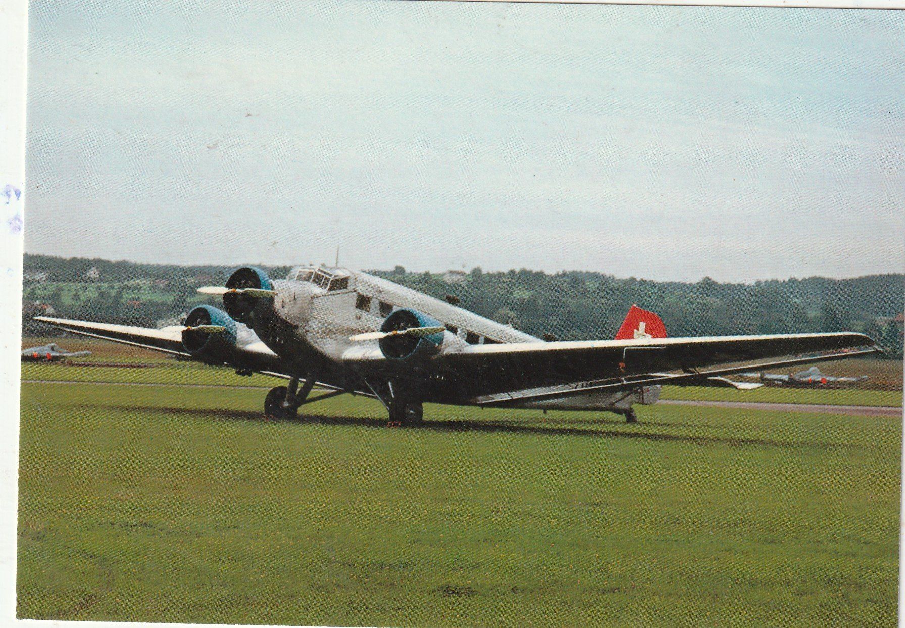 Ansichtskarten: Junkers JU52 - Jahr 1933 – Gebraucht aus Lumbrein von made02