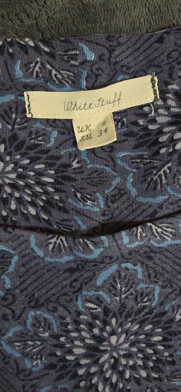 Vestiti: White Stuff Kleid, Gr. 34, Blaues Blumenmuster, Top! – Usato da Möhlin venduto da bea_gb97 1