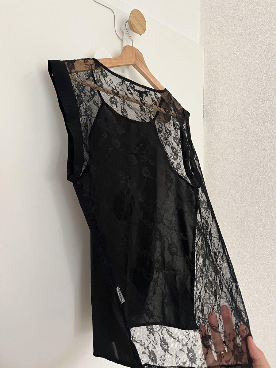 Tops: Black Lace Top – Neu (gemäss Beschreibung) aus Thalwil von zen_hpz5 1