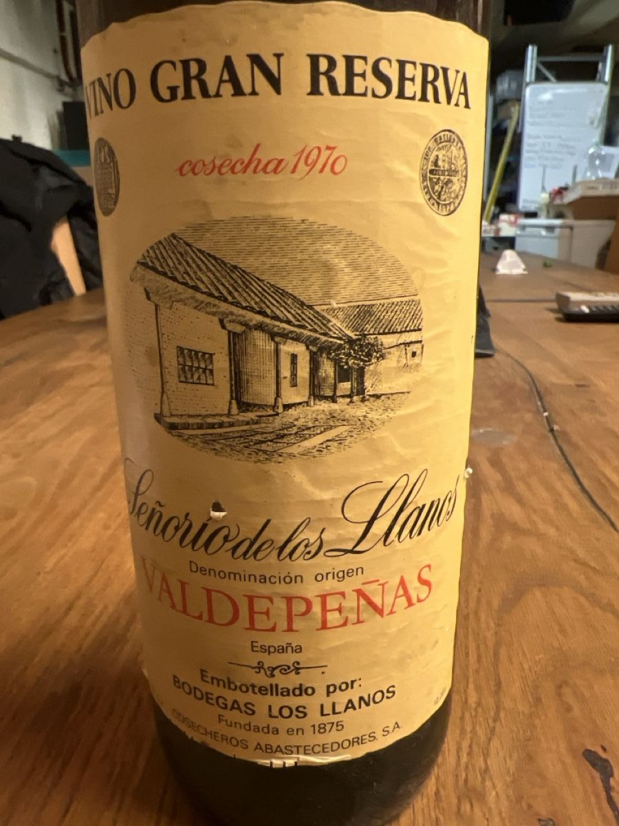 Vino: Spanischer Wein 1970 Valdepenas Llanos – Nuovo (secondo la descrizione) da Rorschach venduto da TimelessTrading