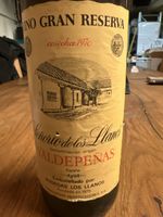 Spanischer Wein 1970 Valdepenas Llanos