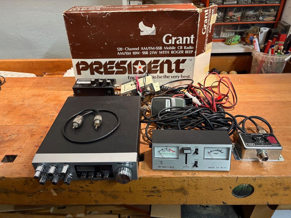 PRESIDENT GRANT 120 Channel (Transceiver) mit Zubehöhr (Gebraucht) in ...