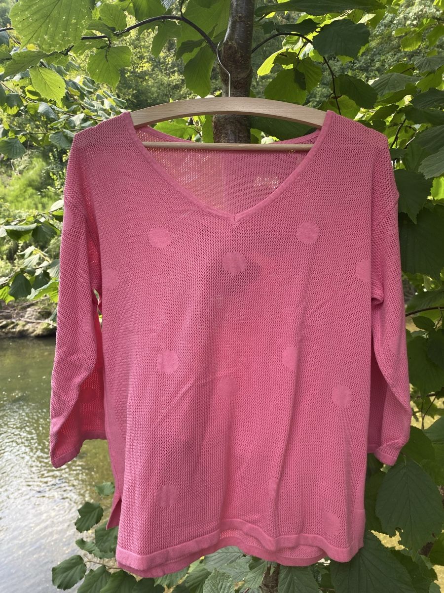 Maglioni & Felpe: Himbeerfarbener Pullover Größe 40 3/4 Ärmel – Nuovo (secondo la descrizione) da Scuol venduto da frosch85