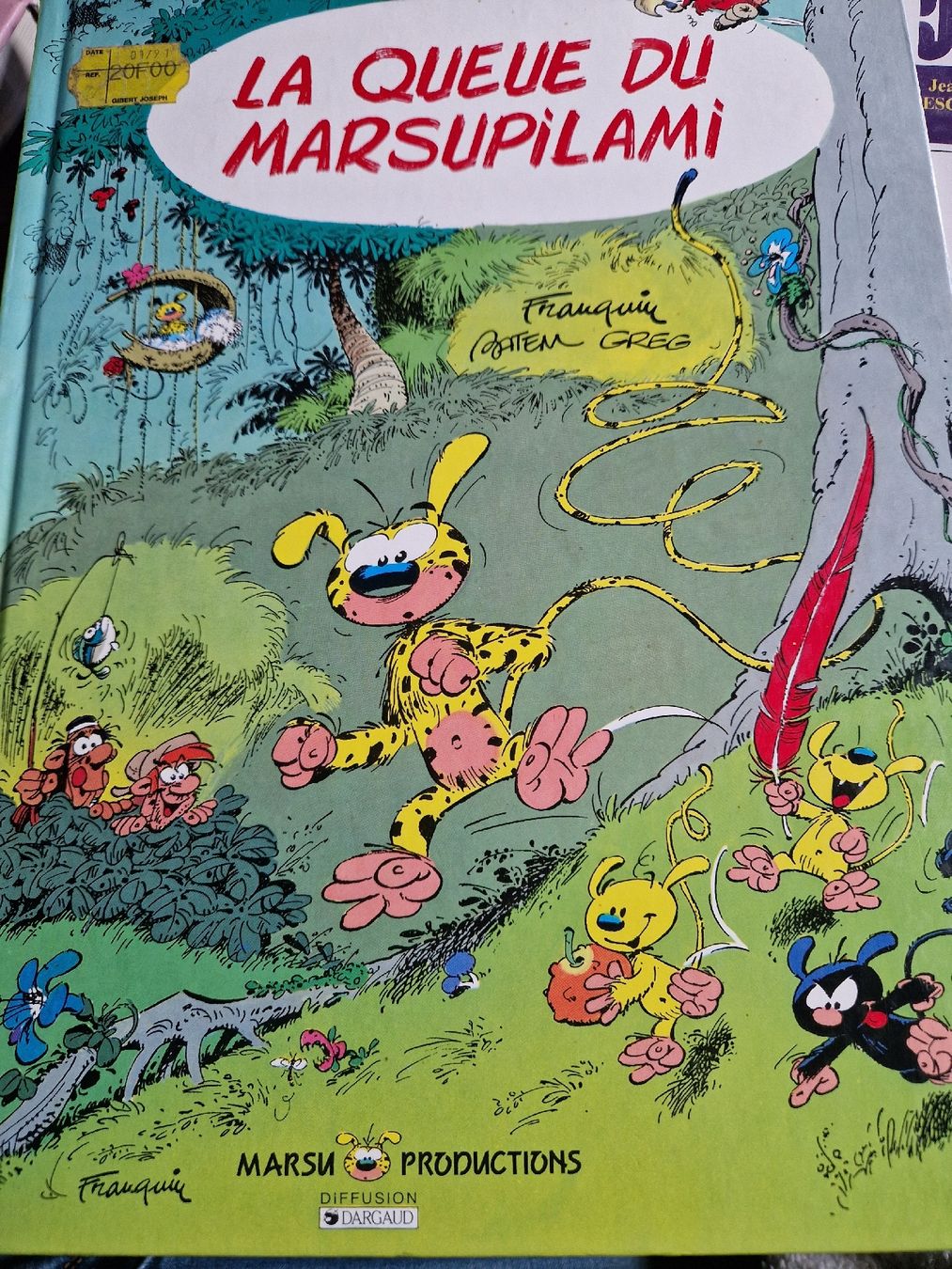 Fumetti: Marsupilami - La queue du Marsupilami - Franquin 1987 – Usato da Siviriez venduto da Livre1971