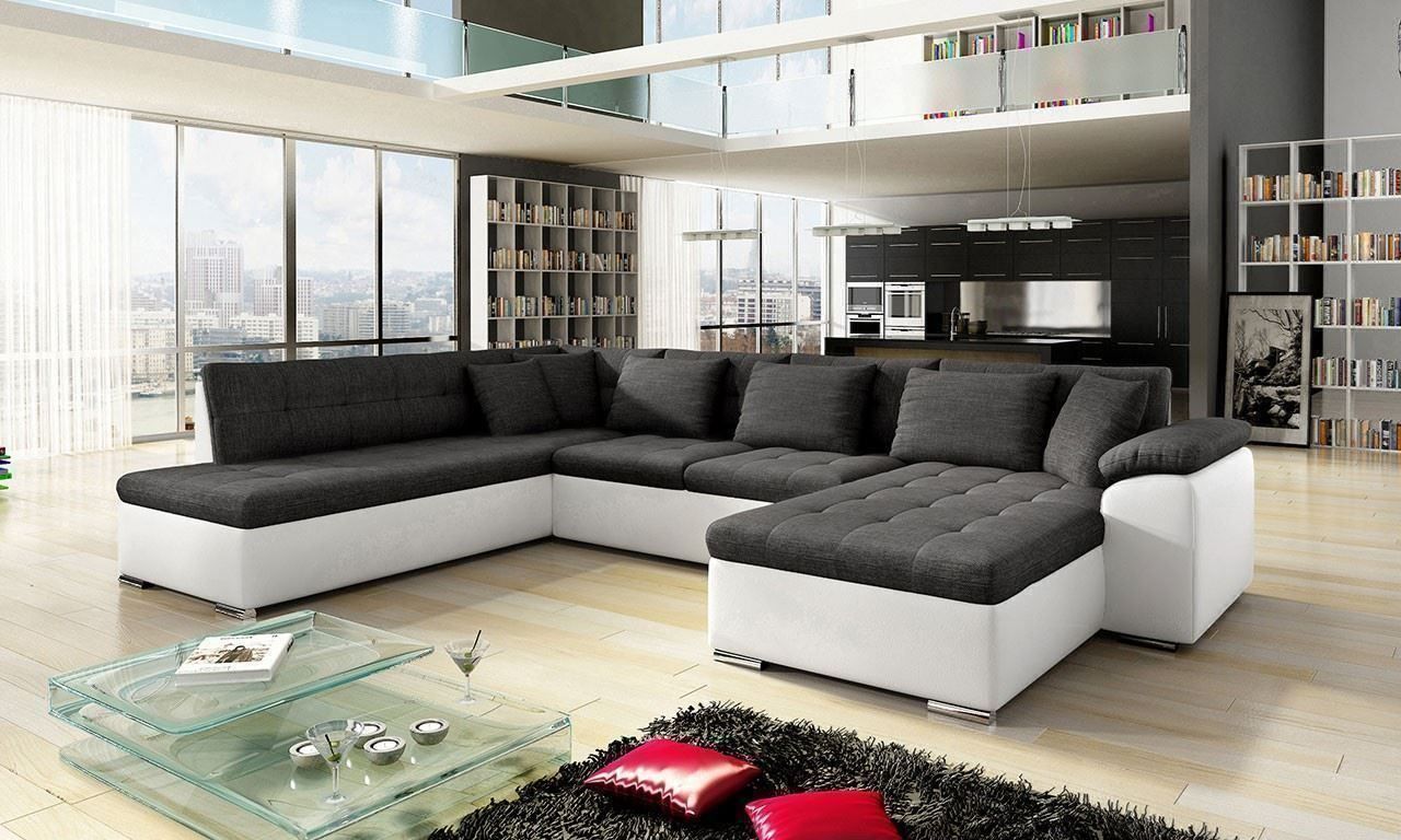 Divani: Wohnlandschaft Sofa Couch mit Bettkasten und Schlaffunktion – Nuovo e nell'imballaggio originale da Wallenwil venduto da toesstal-vertrieb 3
