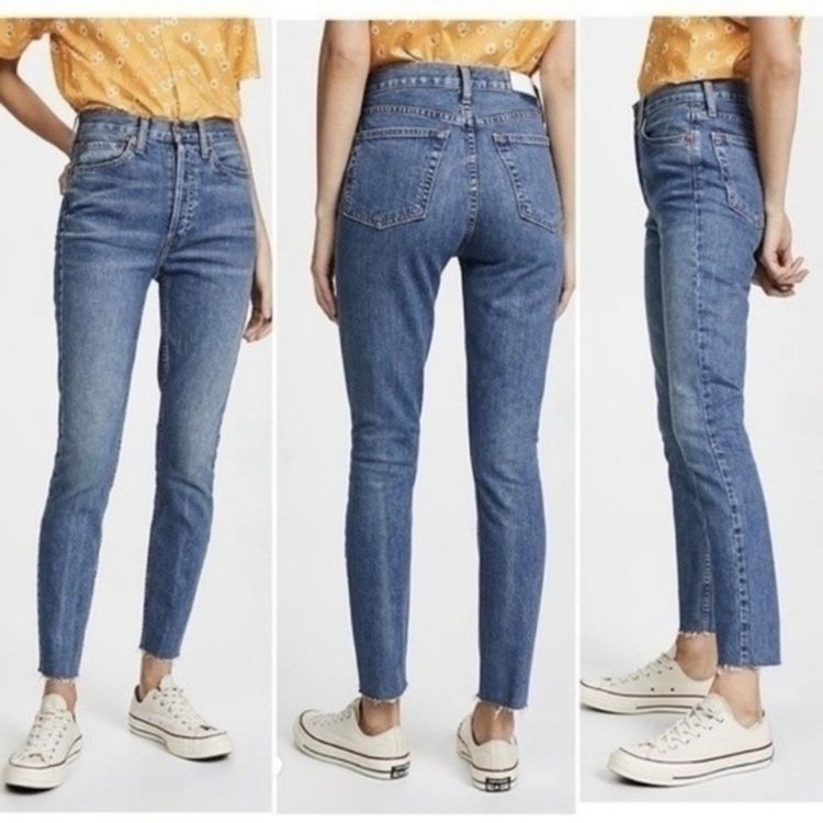 Re/Done Redone Levis Jeans High Rise Ankle Crop High Rise | Kaufen auf ...