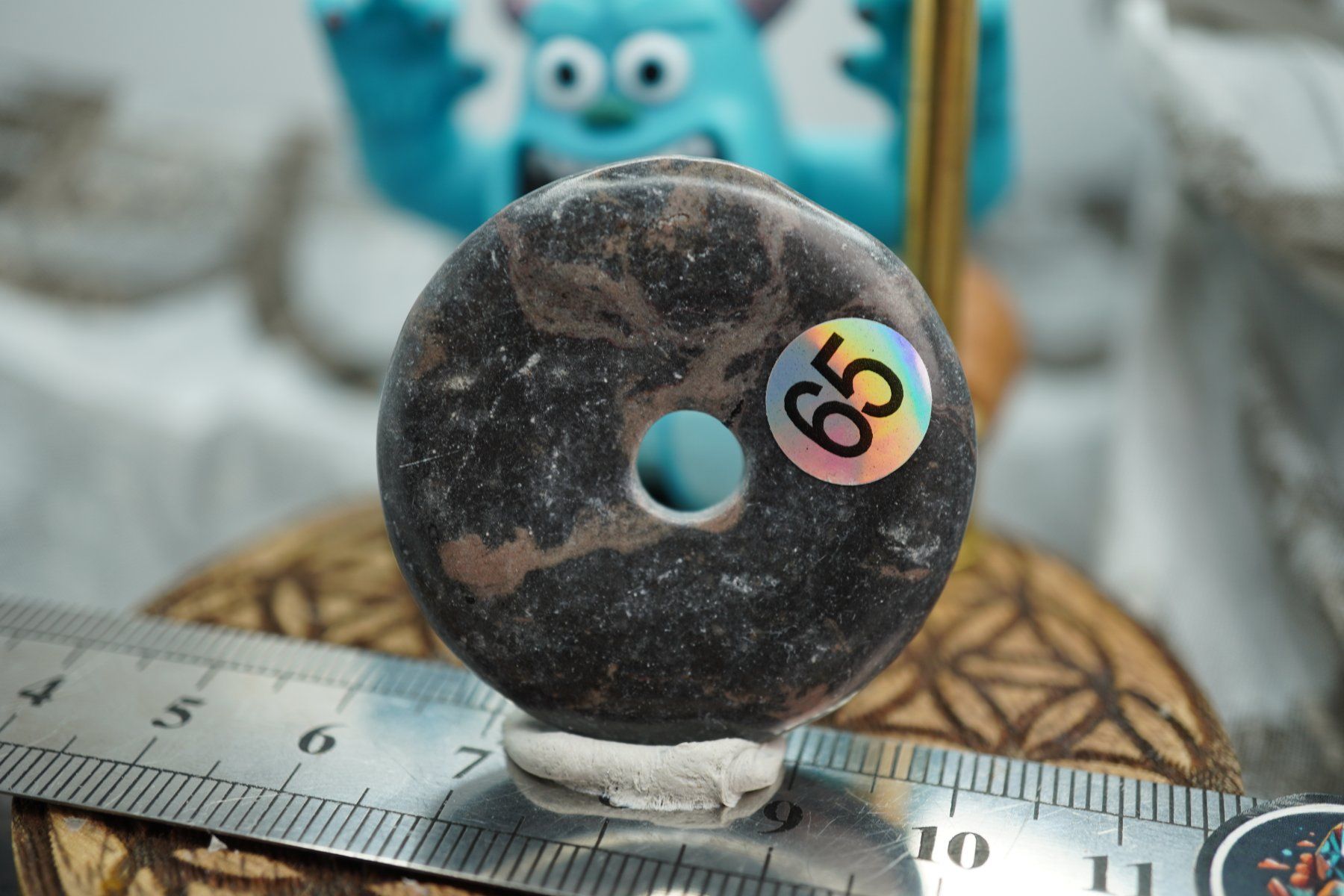 Mineralien & Heilsteine: Spider Web Jasper  Pi Scheibe  ca 40mm   ab  1.-     Räumung – Neu und originalverpackt aus Eschenbach SG von topstone 2