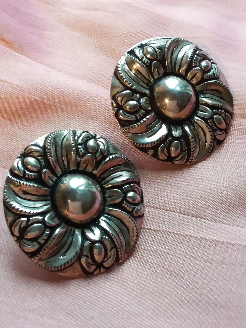Orecchini pendenti & Orecchini a lobo: Vintage TOP Silber VIVAC 950 Ohrclips PERU – Usato da Zürich venduto da helsan